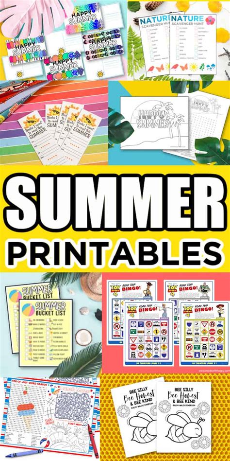 printable summer coloring pages   happy