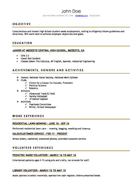 cv  resume examples   learn