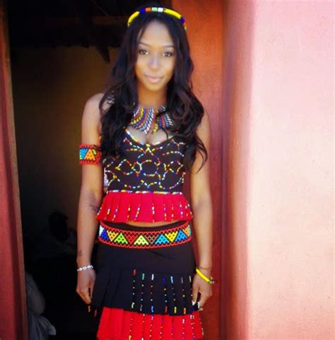 Picture Of The Day Dj Zinhle In Traditional Wear