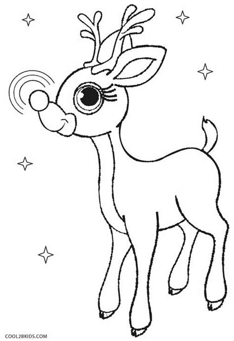 printable rudolph coloring pages  kids coolbkids rudolph coloring