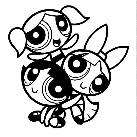 powerpuff girls coloring pages learny kids