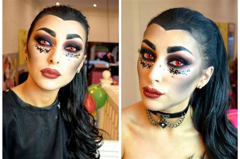 make up expert s halloween tips to get gothic glam look fit for an a