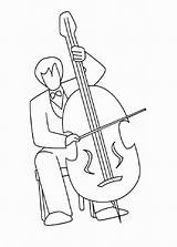 Kids Cello Muziekinstrumenten Contrebasse Musique Musicos Musikinstrumente Musico Easy Drawing Muziek Noviembre Kindergarten Malvorlage Gifgratis Kalender Erstellen sketch template