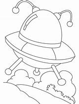 Coloring Pages Ufo Popular sketch template