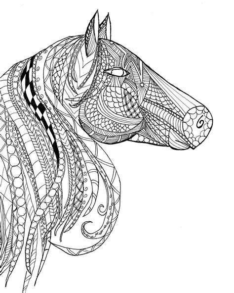 horses coloring pages  print pic cahoots