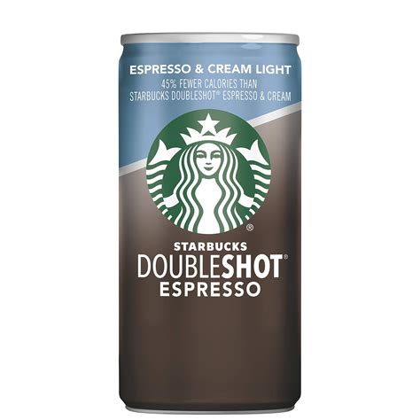 starbucks doubleshot espresso cream light  ounce  pack buy