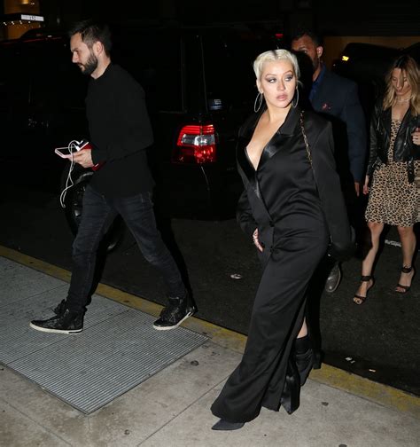 Christina Aguilera At Her Album Release Party In New York