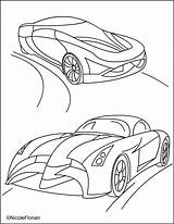 Coloring Cars Pages sketch template