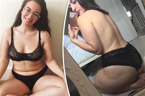 Body Positive Blogger Posts Exposing Underwear Snap With