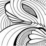 Coloring Abstract Pages Hole Optical Illusion sketch template