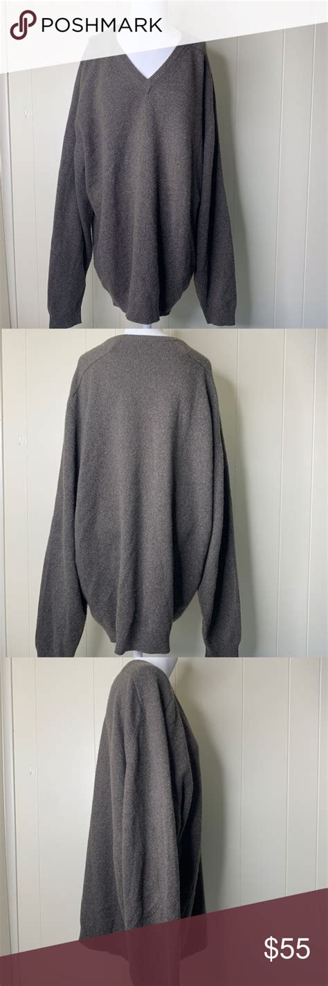 clan douglas xl  cashmere  neck sweater sweaters vneck sweater cashmere