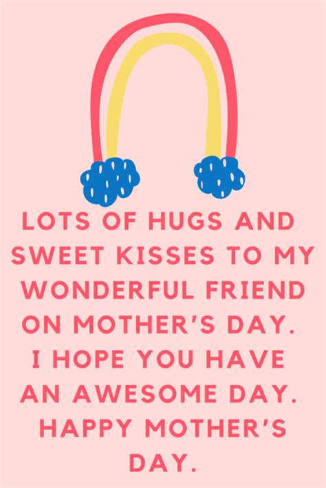 happy mothers day friend quotes  images  send darling quote