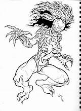 Venom Carnage Ausmalbilder Scream Colouring Coloringhome Clipart Crafter Malvorlagen sketch template