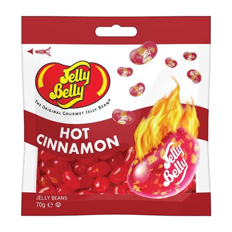 jelly belly hot cinnamon jelly beans bag 70g poppin candy