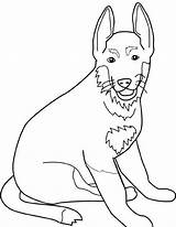 Perros Cani Desenhos Raza Colorir Cachorros Stampare Tedesco Gratis Malvorlage sketch template