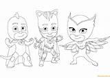 Pj Masks Coloring Owlette Pages Drawing Catboy Gecko Printable Mask Supercoloring Color Drawings Cartoon Characters Print Paper Easy Sketch Manga sketch template