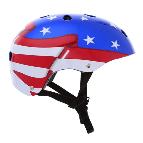 mozlly usa american flag helmet  bicycle skateboard  scooter small walmartcom