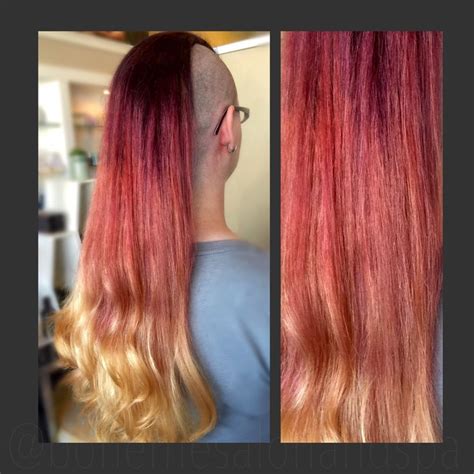 pin  boheme salon spa  aveda  inspired hair color