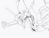 Evangelion Genesis Neon Eva Unit Coloring Designlooter 2kb 1024 Deviantart Drawings sketch template