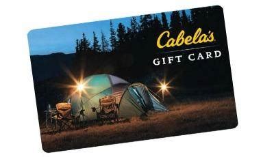cabelas gift card     delivery