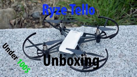 dji ryze tello boost combo unboxing  beginner drone