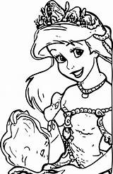 Coloring Princess Baby Disney Ariel Pages Mermaid Printable Human Princesses Kids Adults Getcolorings Color Print sketch template