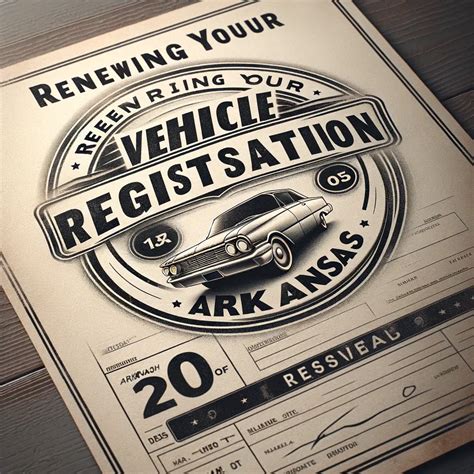 comprehensive guide  renewing  vehicle registration  arkansas
