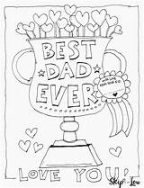 Fathers Preschoolers sketch template