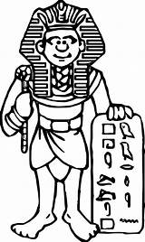 Tut Coloring Ank Hamun Wecoloringpage Ancient sketch template