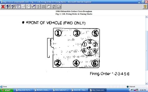 chevy   firing order diagram ignition timing justanswer