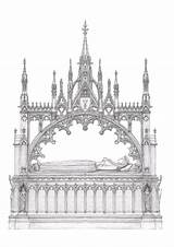 Tomb Dashinvaine Columnas Gotica Arquitectura Dibujo Dropbox sketch template