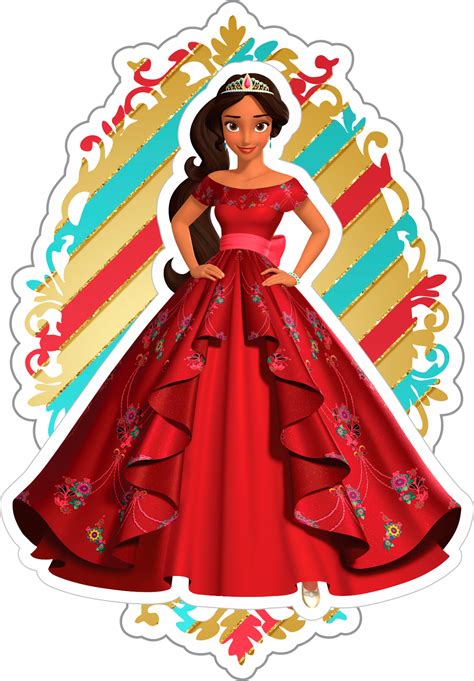 elena  avalor  printable mini kit   fiesta  english