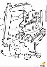 Bagger Excavator Malvorlagen Entitlementtrap Malvorlage Fahrzeuge Traktor Excavators sketch template