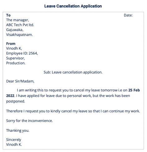 approved leave cancellation mails  manager