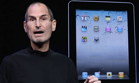 ipad  launch steve jobs returns  sick leave  launch apples  tablet daily mail