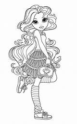 Moxie Coloring Girlz Pages Girls Pages3 Print Printable Adults Girl Voor Stamps Digi Dolls Volwassenen sketch template