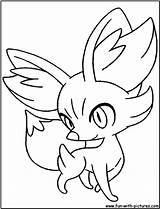 Coloring Pages Pokemon Fennekin Froakie Oshawott Chespin Printable Getcolorings Print Color Fun Colorings Kids Informative sketch template
