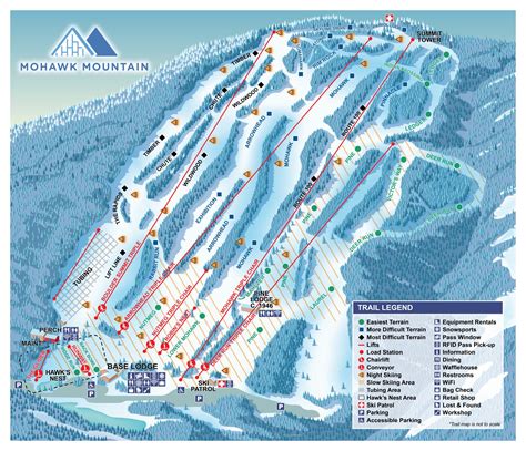 trail map mohawk mountain ski area