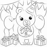 Bears Oma Ausmalbild Geburtstagsfeier Supercoloring sketch template