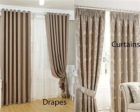 difference  curtains  drapes    today