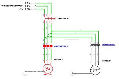 control  motors  sequence  time delay circuit operation