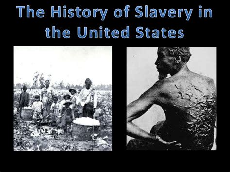a history of slavery in the united states