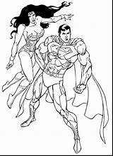 Superman Coloring Wonder Woman Pages Batman Superwoman Vs Wonderwoman Color Superhero Colouring Printable Do Cartoon Kids Getcolorings Adults Colorings Designs sketch template