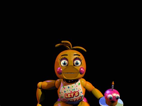 Toy Chica Jumpscare With Eyes And Beak Fanmade By