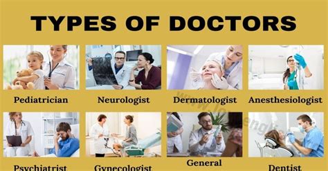 types  doctors  popular names  doctors medical specialists  english love english
