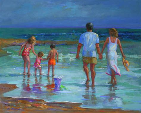 daily paintings  elizabeth blaylock american impressionist oil painting commission  family