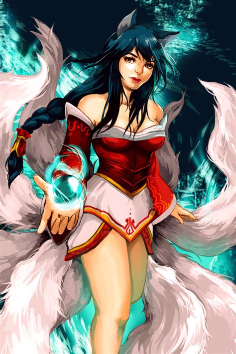 league of legends ahri by betrayal and wisdom on deviantart