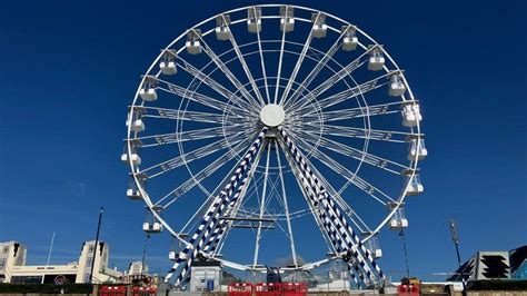 felixstowes big wheel erected  promenade bbc news