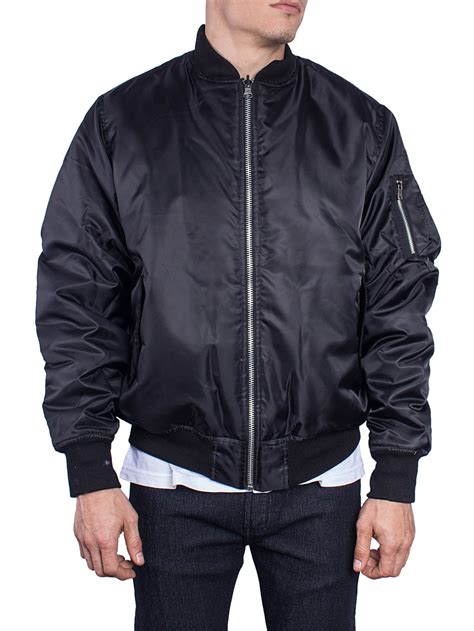 maxxsel mens bomber jacket reversible zip  nylon flight work outerwear zip  xxxx large