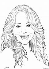 Coloring Carey Mariah Pages People Famous Printable sketch template